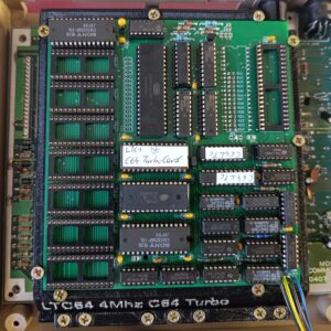 LTC64 4Mhz Turbokarte für Commodore C64 +Halterahmen
