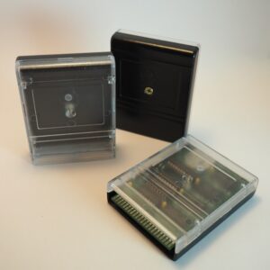 C64 Modulgehäuse transparent/schwarz